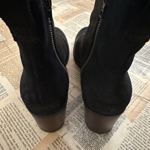 Sorel Black Leather Ankle Booties - Picture 5 of 13